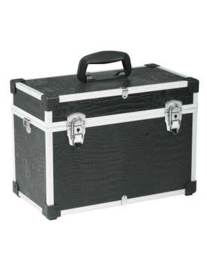 SIBEL CROCO BEAUTY CASE COMPACT ZWART