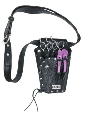 BOY 5 ZWARTE HOLSTER IN MATTE KROKO VR 5 SCHAREN SIBEL