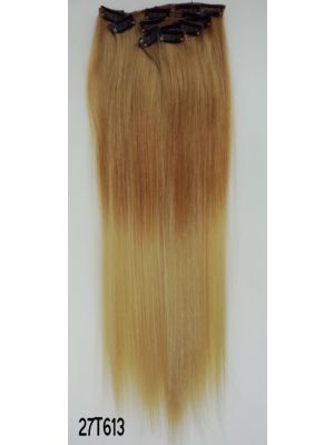 OMBRE CLIP-IN HAIREXTENSIONS 50CM STRAIGHT / 27T613