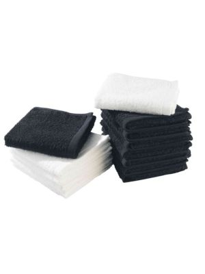 SIBEL MINI MAX BADSTOF HANDDOEK 45X28CM WIT BOB TUO / 12 STUKS