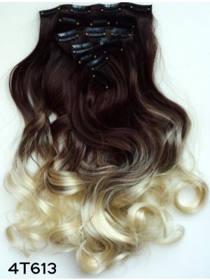OMBRE CLIP-IN HAIREXTENSIONS 50CM WAVY / 4T613