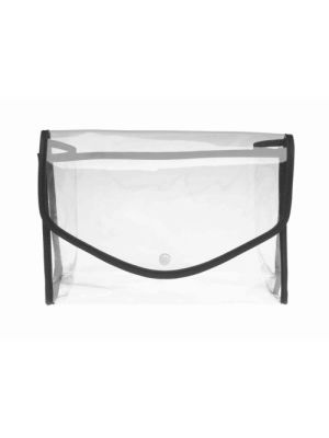 TOILETTAS TRANSP PVC 22,5X17X7CM ZWART