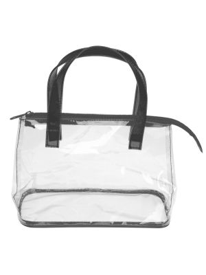 SIBEL TOILETTAS TRANSPARANT PVC ZWART