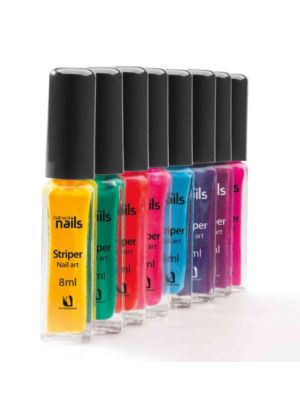 COLOR STRIPERS NAIL ART 8STK FLUO
