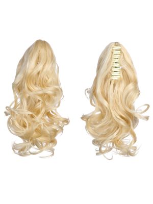 VOLUME STAART WAVY MET KLEM 32CM / 613 LICHTBLOND