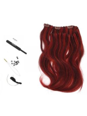 BALMAIN SOFT BLEND WEAVING 25CM AUB/RED