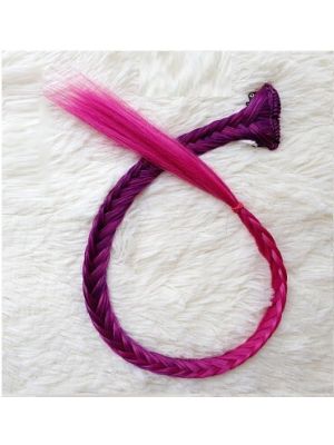 CLIP-IN VLECHT EXTENSION / 01 PAARS / FUCHSIA