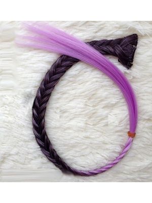 CLIP-IN VLECHT EXTENSION / 04 GEMELEERD VIOLET