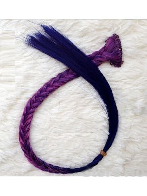 CLIP-IN VLECHT EXTENSION / 05 PAARS/ DONKER BLAUW