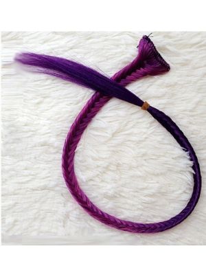 CLIP-IN VLECHT EXTENSION / 08 VIOLET / PAARS
