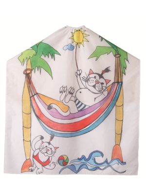 EFALOCK KINDER CAPE 'CATS' 95x120