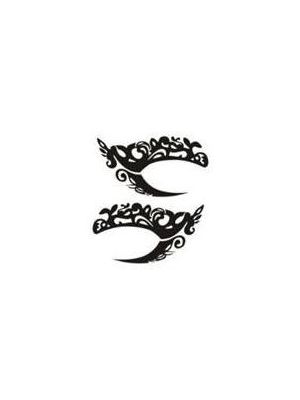 EYE LACE TATTOO STICKERS / STYLE EB001