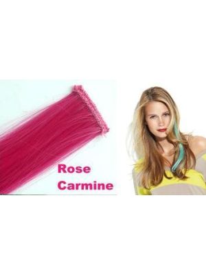 FIBRE HAIREXTENSION CLIP IN ROSE CARMINE