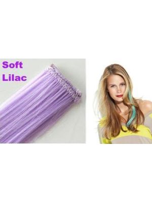 FIBRE HAIREXTENSION CLIP IN SOFT LILAC