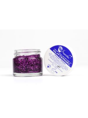 SUPERSTAR GLITTER GEL POT 15ML / PAARS