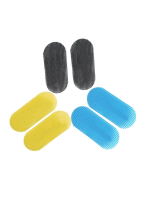 HAIR GRIPPERS 6 STUKS / 2xZWART 2xBLAUW 2xGEEL
