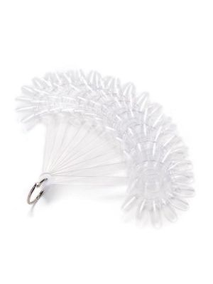 KLEURENRING FLOWER TRANSPARANT 120 TIPS