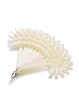 KLEURENRING FLOWER WIT 120 TIPS