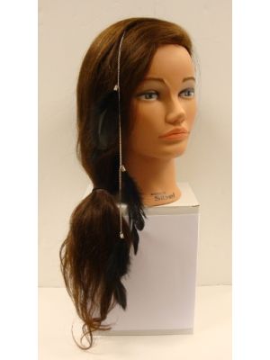 CLIP-IN FEATHER EXTENSION KETTING VEREN ZWART
