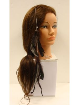 CLIP-IN FEATHER EXTENSION KETTING VEREN BRUIN