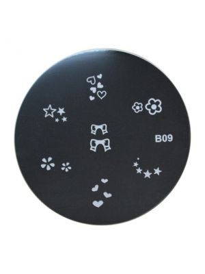 NAIL ART STEMPEL PLAATJE / B09