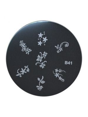 NAIL ART STEMPEL PLAATJE / B41