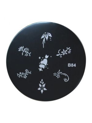 NAIL ART STEMPEL PLAATJE / B84