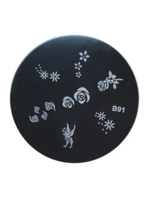 NAIL ART STEMPEL PLAATJE / B91