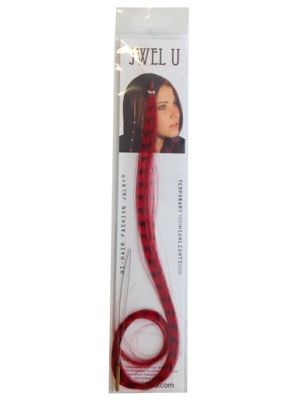 SS FUNNY FEATHER EXTENSIONS RED SINGLE