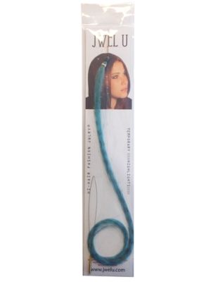 SS FUNNY FEATHER EXTENSIONS L.BLUE SINGLE