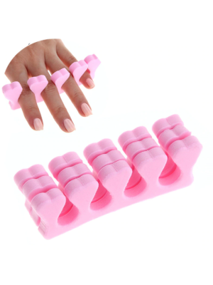 VINGER / TEEN SPREIDERS ROZE 50 STUKS (25 PAAR)