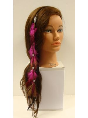 CLIP-IN FEATHER EXTENSION VLECHT VEREN ROZE