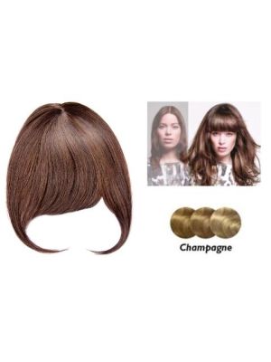 BALMAIN CLIP IN FRINGE MEMORY HAIR CHAMPAGNE
