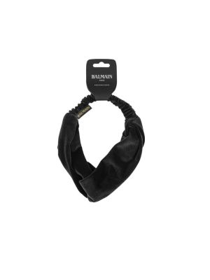 BALMAIN VELVET HAARBAND BLACK LIMITED EDITION