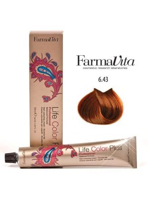 FARMAVITA LIFE COLOR PLUS 100ML / 6.43 DONKER KOPER GOUD BLOND