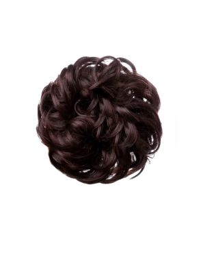 HAARSTUKJE KRULLEND SCRUNCHIE / 2-33 DONKER CHOCOLADEBRUIN
