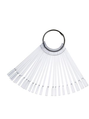 KLEURENRING NAGELS TRANSPARANT 24 TIPS