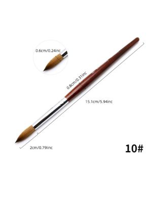 KOLINSKY ACRYL PENSEEL MET HOUTEN HANDVAT #10
