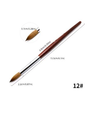 KOLINSKY ACRYL PENSEEL MET HOUTEN HANDVAT #12