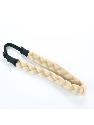 VLECHT HAARBAND 2,5 CM BREED / BLOND