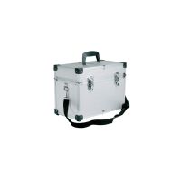 SIBEL CROCO BEAUTY CASE COMPACT ZILVER