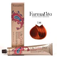 FARMAVITA LIFE COLOR PLUS 100ML / 7.44 INTENSE KOPER BLOND