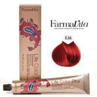 FARMAVITA LIFE COLOR PLUS 100ML / 8.66 LICHT INTENS ROOD BLOND