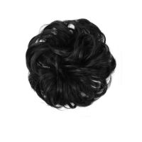 HAAR SCRUNCHIE KRULLEND / 1B OFF ZWART