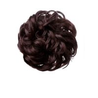 HAAR SCRUNCHIE KRULLEND / 2-33 DONKER CHOCOLADEBRUIN
