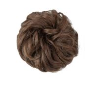 HAAR SCRUNCHIE KRULLEND / 4-30 KASTANJE BRUIN