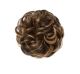 HAAR SCRUNCHIE KRULLEND / 4BH27 MIDDEN/LICHT BRUIN GEMELEERD