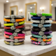 GIFT: GEVLOCHTEN ARMBANDEN SHAMBALLA  / 24 STUKS